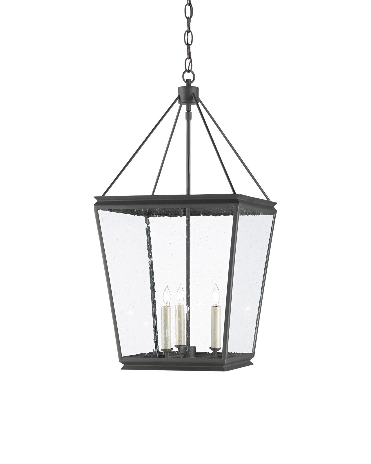 Wrought Iron Lantern Chandelier