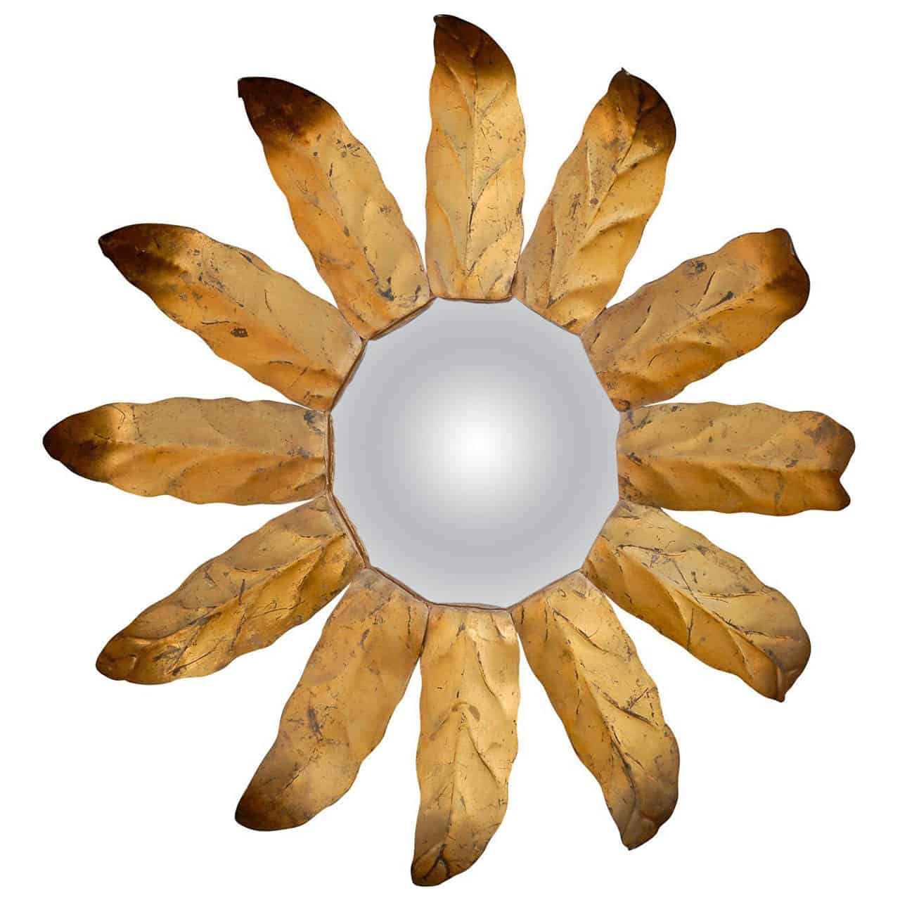 Brass Sunburst Mirror